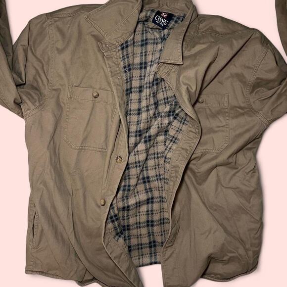 Tan chaps button up jacket size - Picture 5 of 5